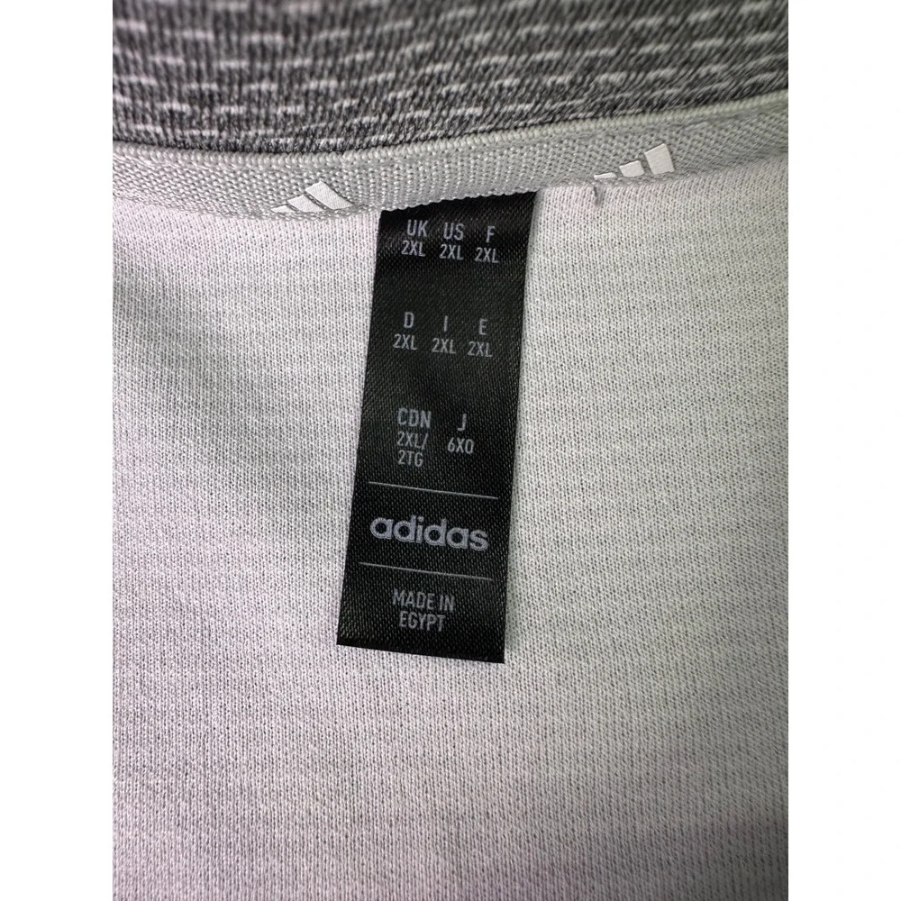NWT Adidas Men's 2XL Microdot 1/4 Zip‎ Golf Pullover MSRP $65 ADVR0883